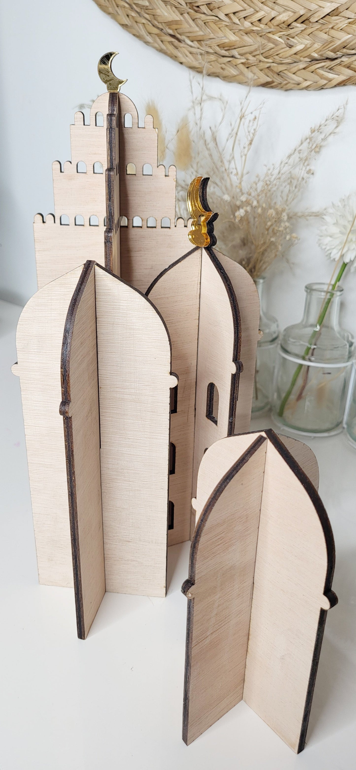Minarets autoportants - Lot de 4