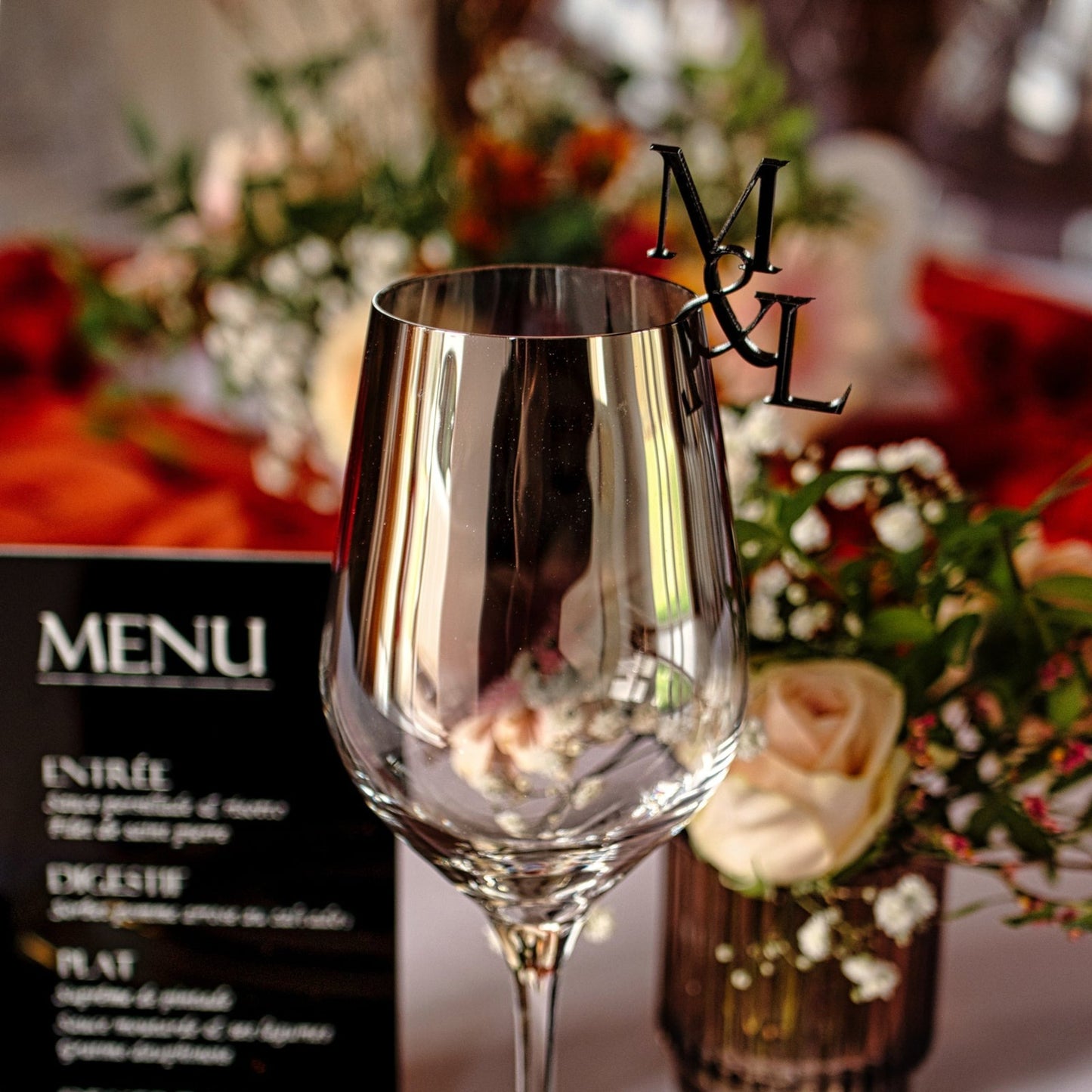 Marque Verre "initiale" Premium