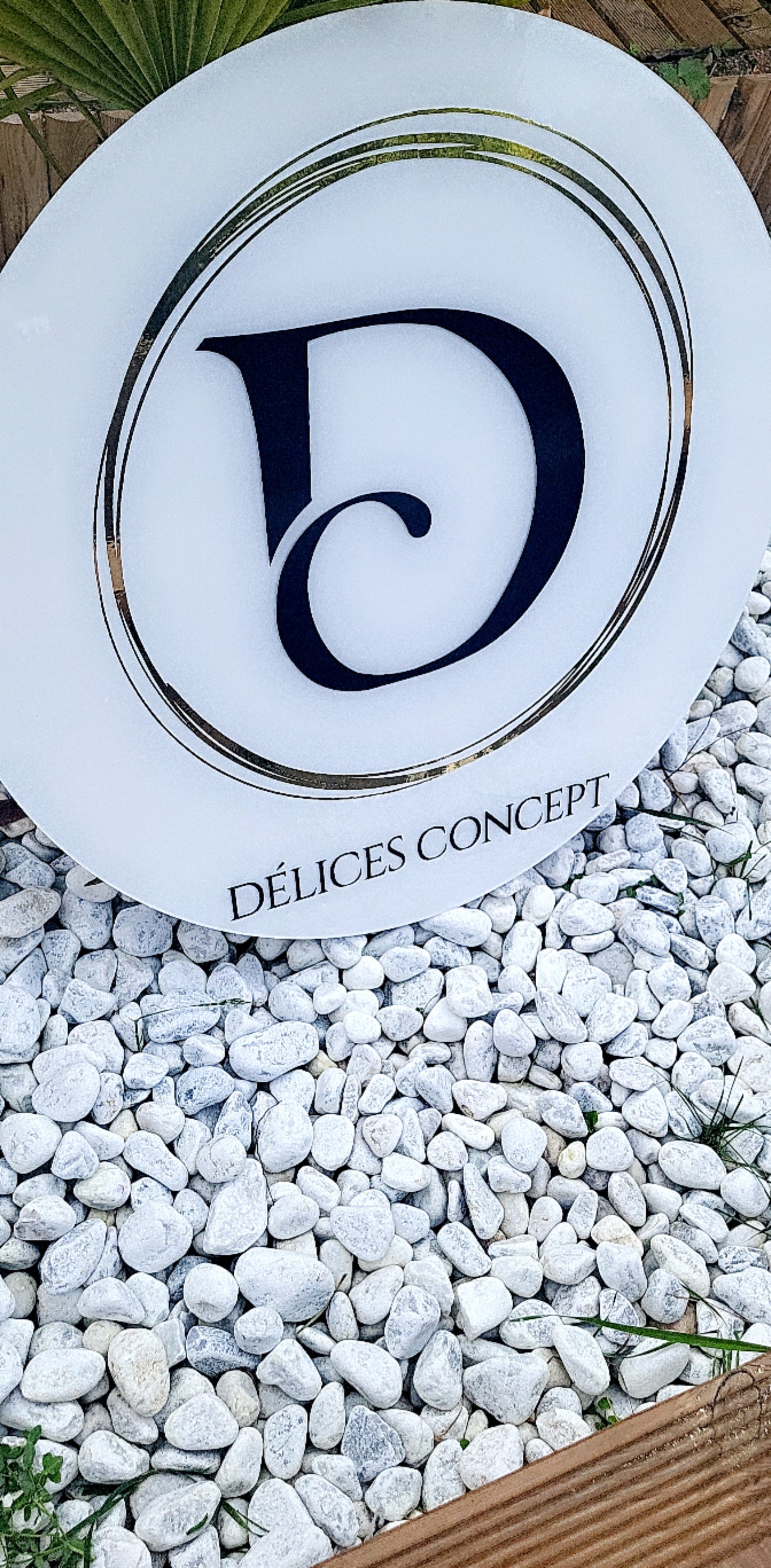 Enseigne commerciale circulaire (SUR DEVIS)