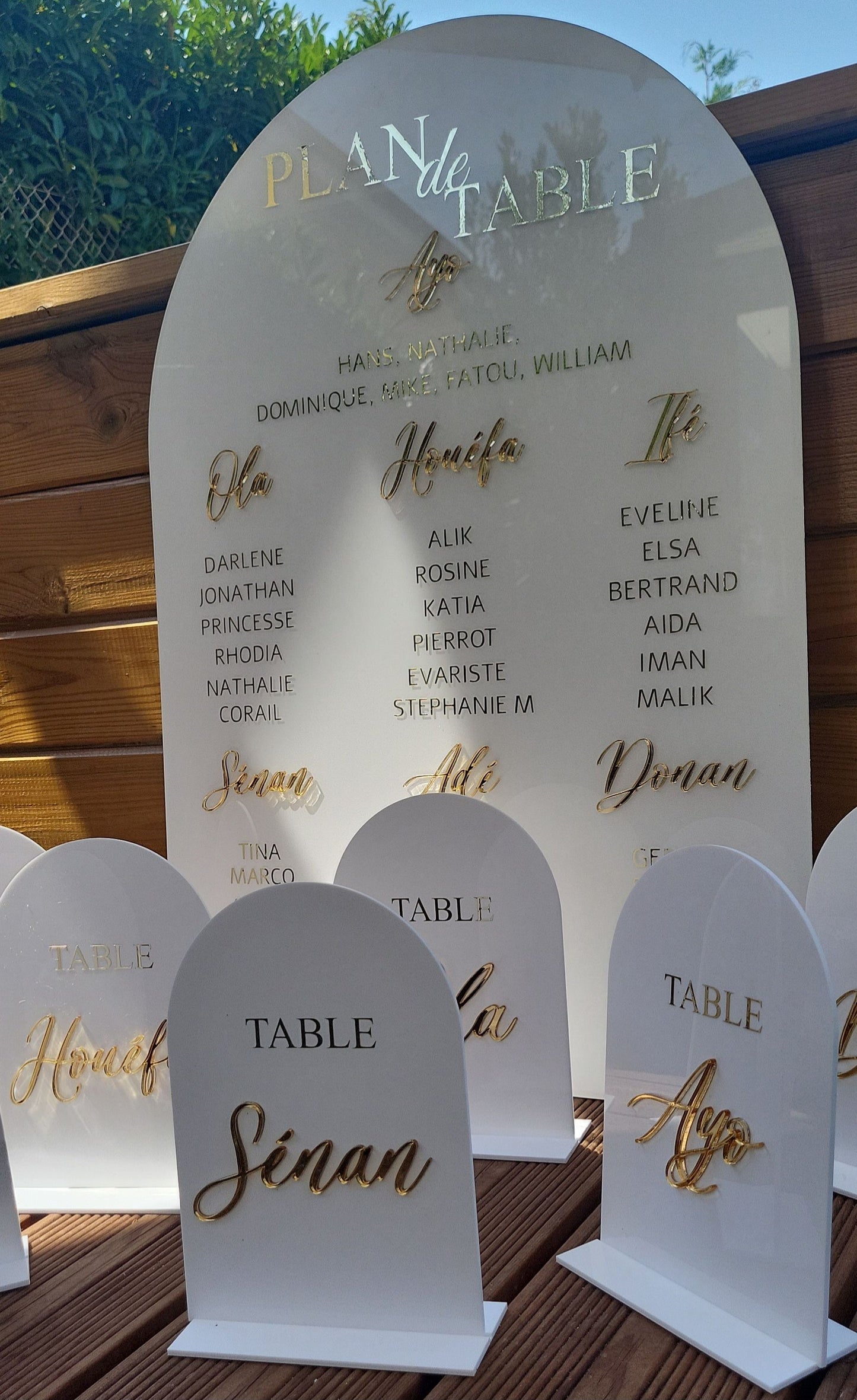 Plan de Table Arche 3D