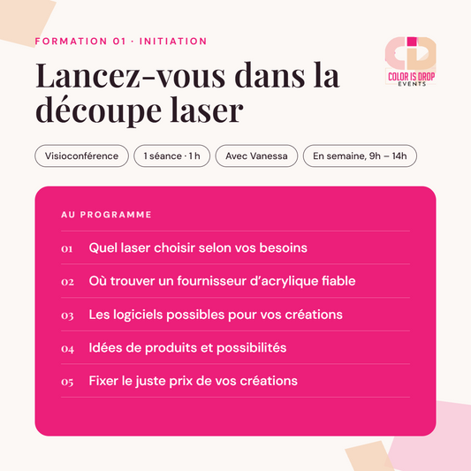 Formation 1 : Lancez-vous dans la découpe laser