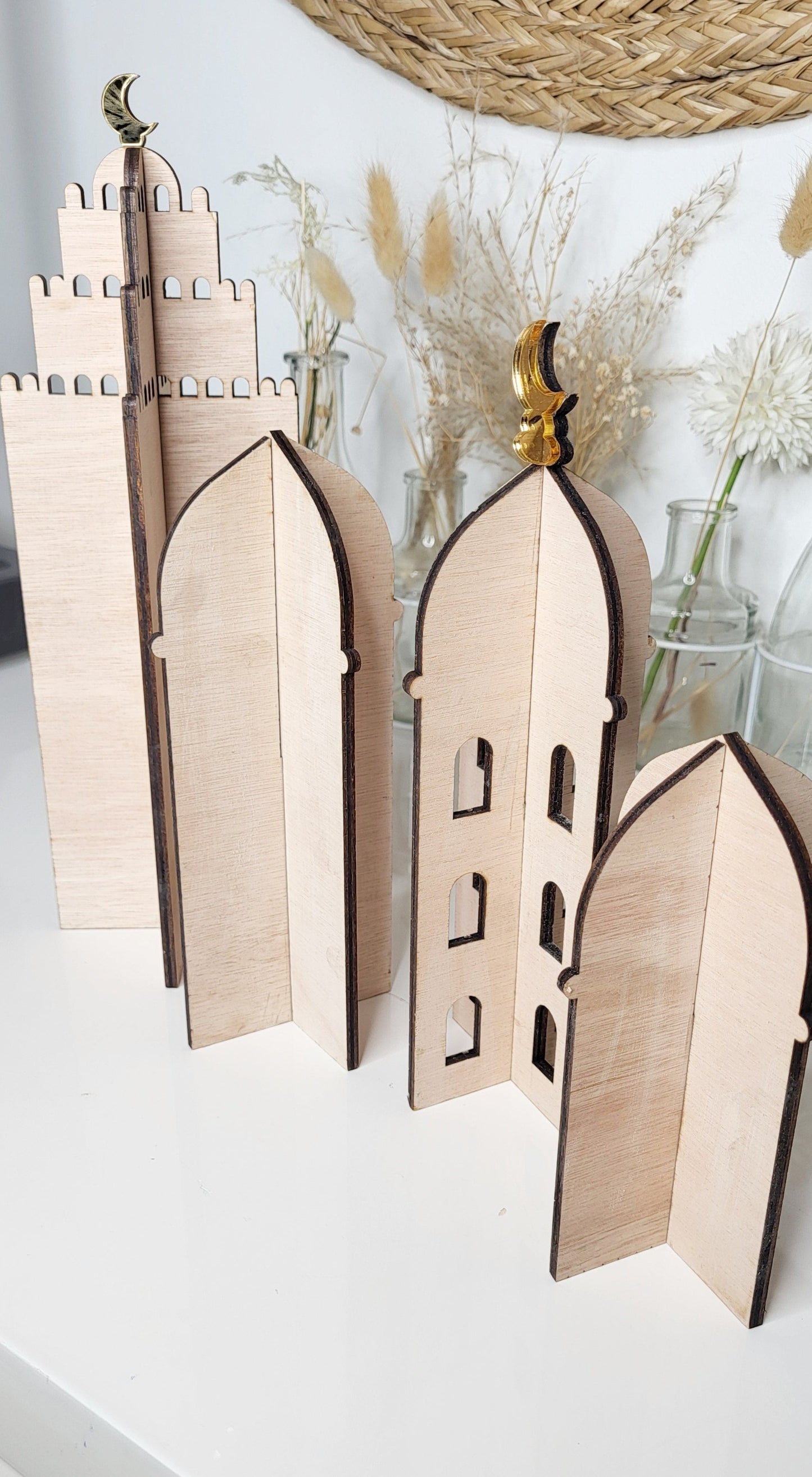 Minarets autoportants - Lot de 4