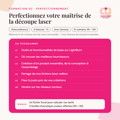 OFFRE | Formation 1 + Formation 2 + Laser Guide