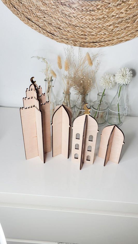 Minarets autoportants - Lot de 4