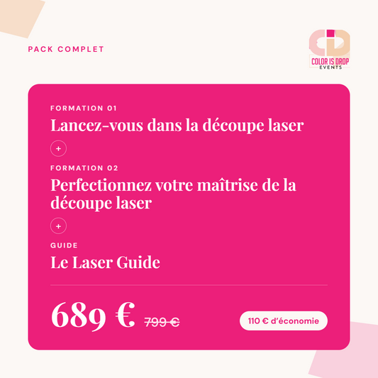 OFFRE | Formation 1 + Formation 2 + Laser Guide
