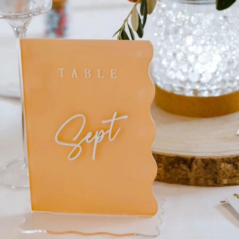 Numéro de Table côté vague