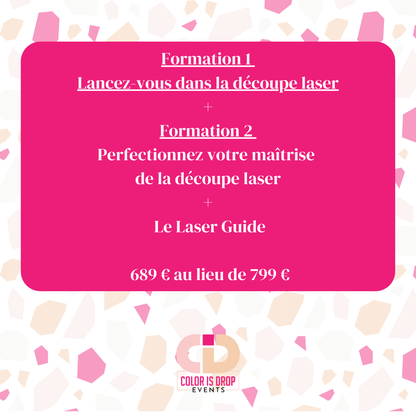 OFFRE | Formation 1 + Formation 2 + Laser Guide