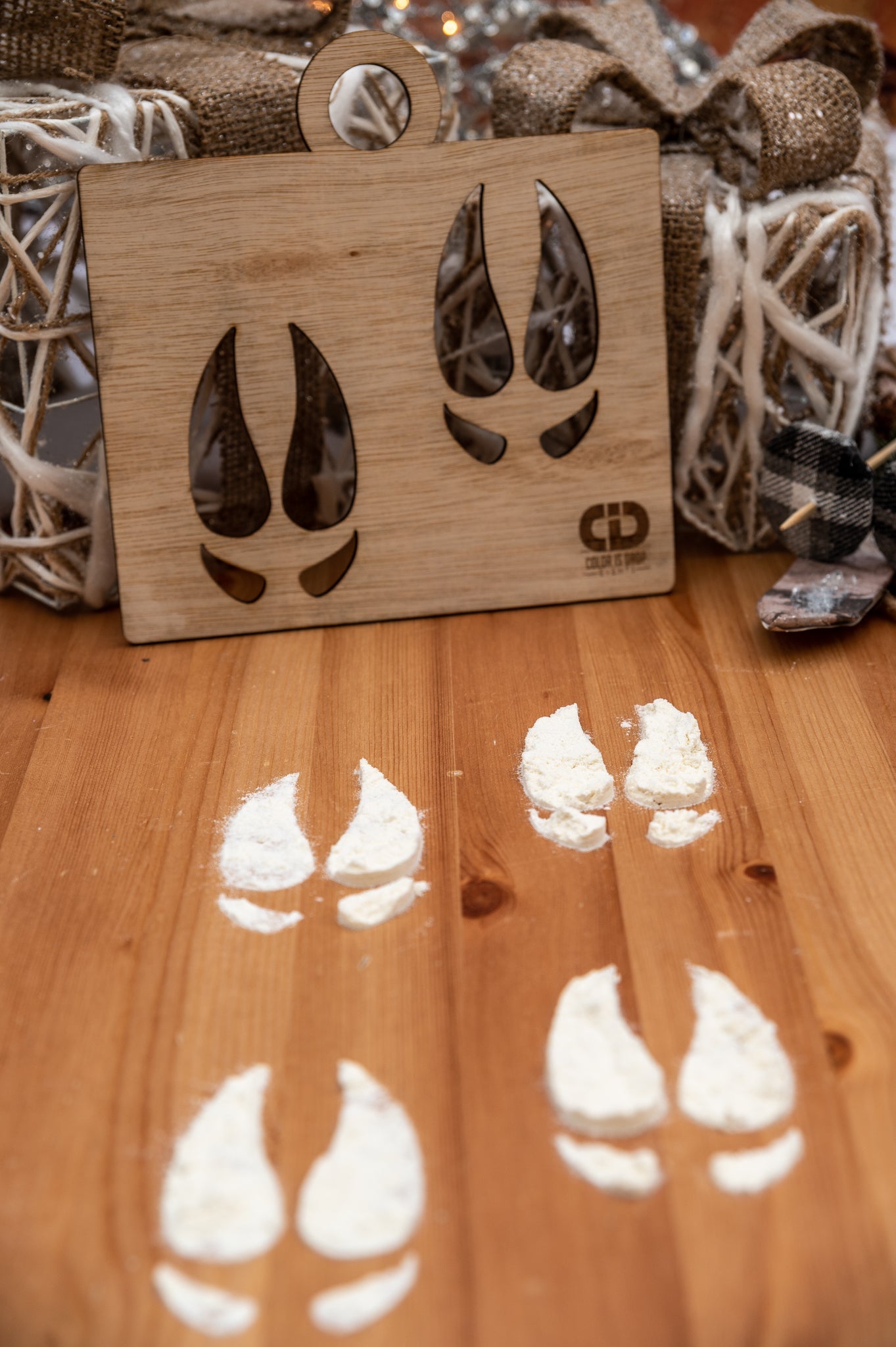 Empreintes de pas des Rennes