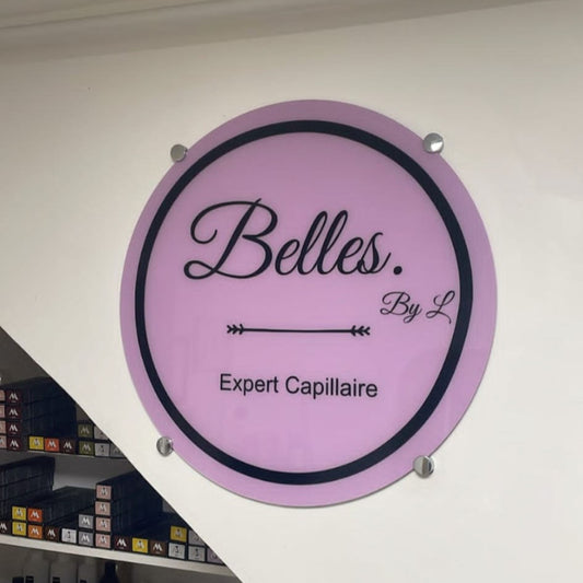 Enseigne commerciale circulaire (SUR DEVIS)